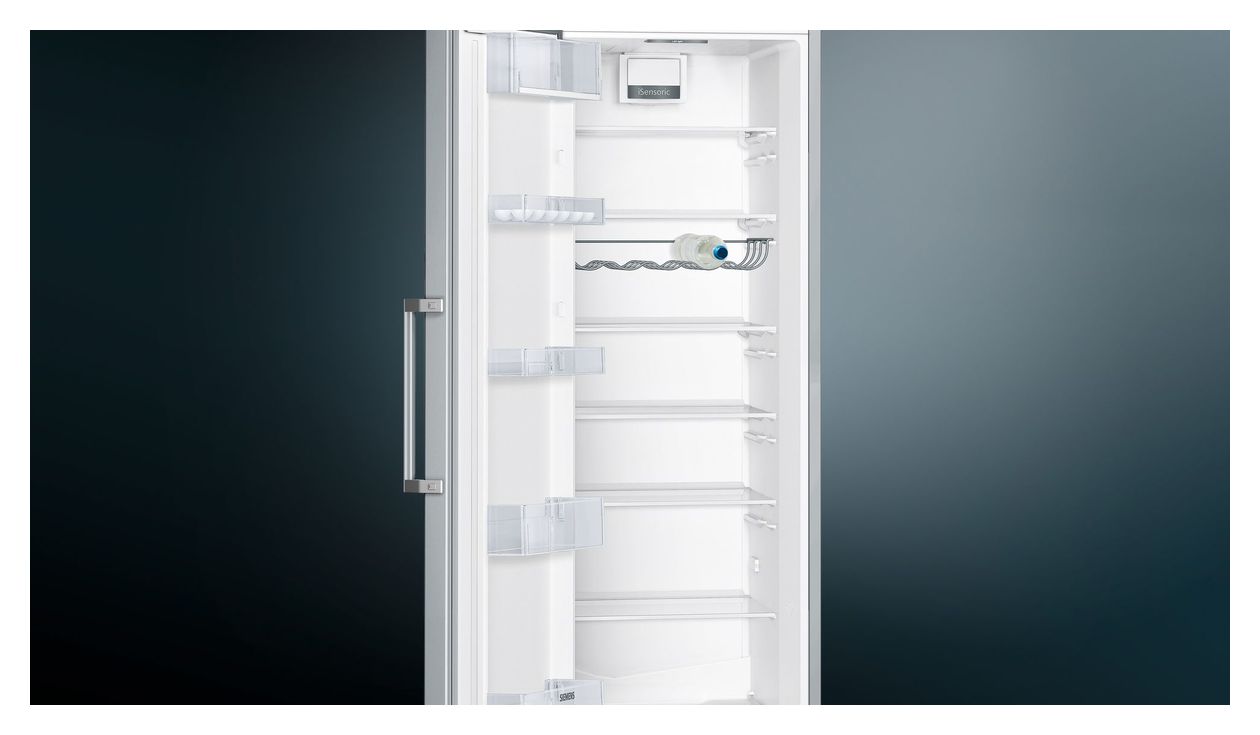 iQ300 KS36VVIEP 346 l / 346 l Kühlschrank freistehend EEK: E 116 kWh Jahr  (Edelstahl) 