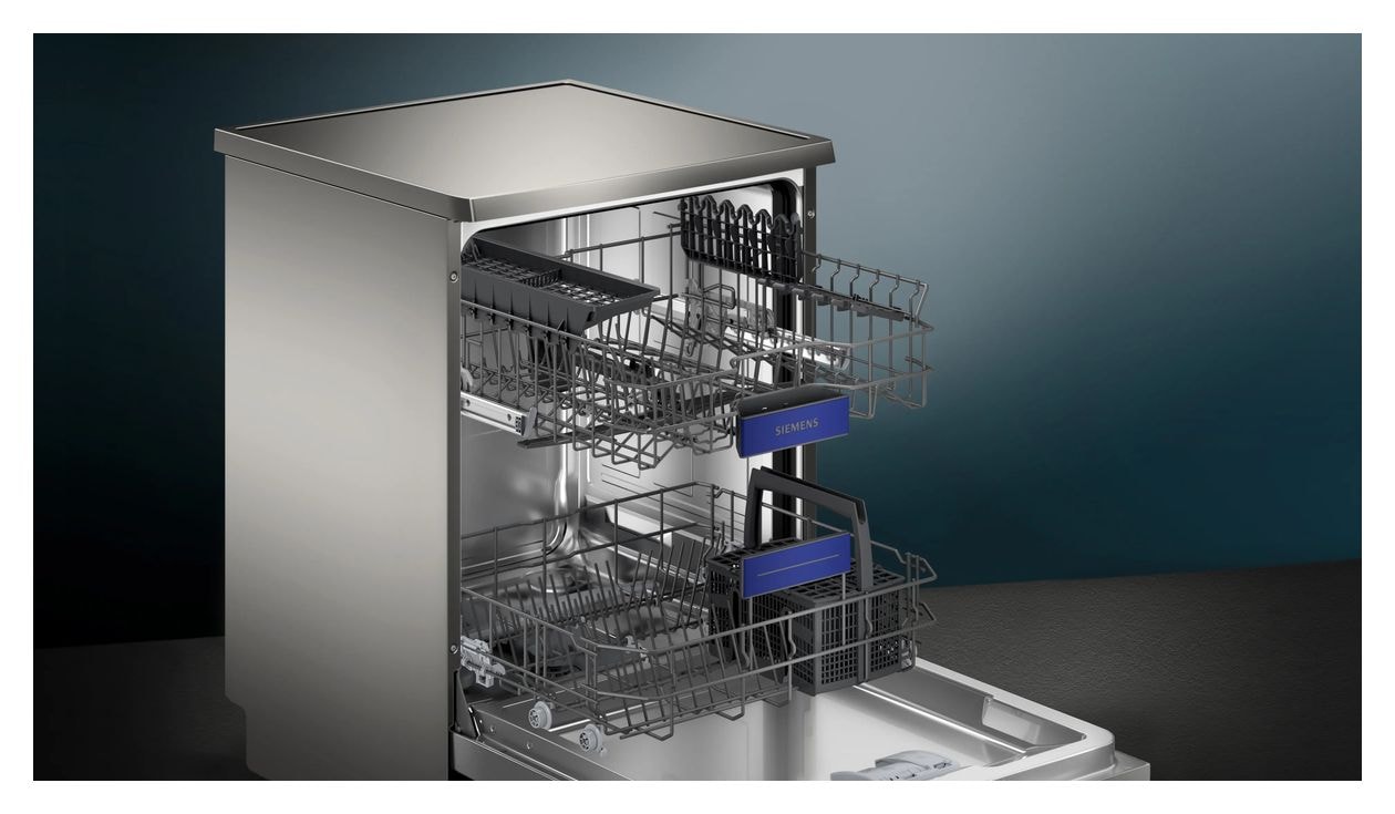 iQ300 SN23EI03KE 60 cm Geschirrspüler freistehend Sehr leise 13 Maßgedecke aquaStop Funktion 