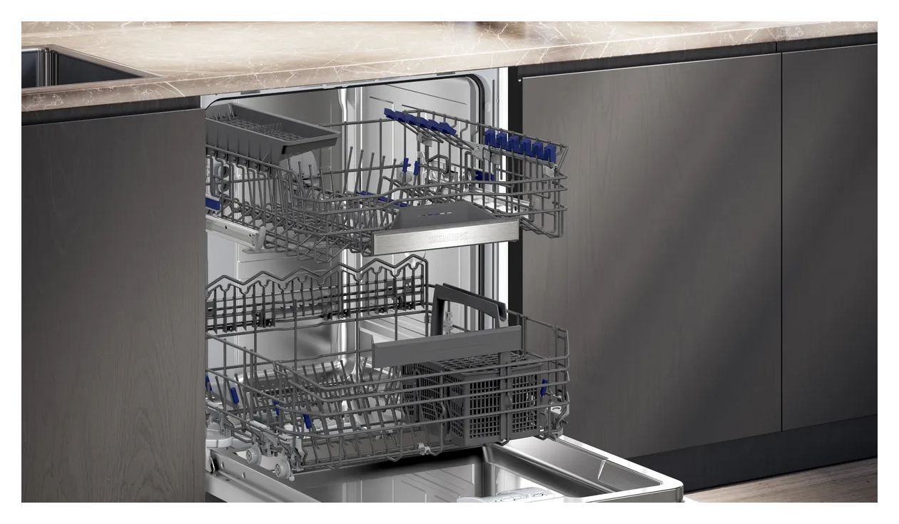 iQ300 SN53ES21AE 60 cm Geschirrspüler teilintegriert (ohne Front) Sehr leise 13 Maßgedecke aquaStop Funktion Wärmetauscher/Türöffnungstrocknung 