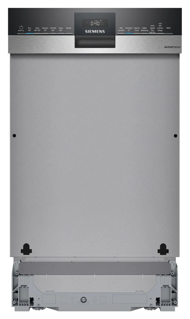 iQ300 SR53ES02LD 45 cm Geschirrspüler teilintegriert (ohne Front) Leise 10 Maßgedecke aquaStop Funktion 