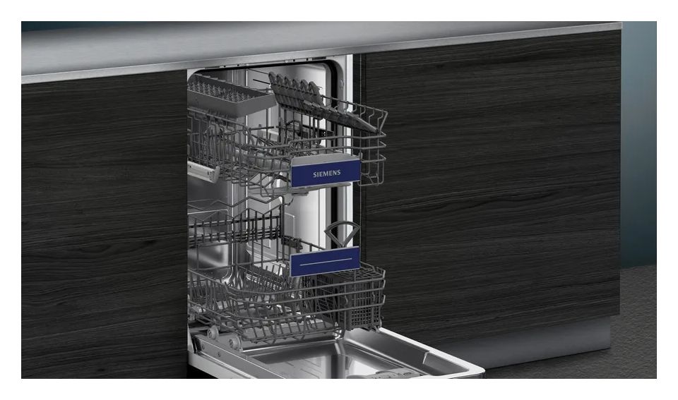 iQ300 SR53ES25KE 45 cm Geschirrspüler teilintegriert (ohne Front) Leise 10 Maßgedecke aquaStop Funktion 