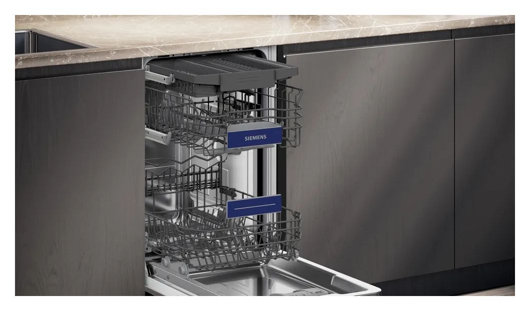 iQ300 SR73EX25ME 45 cm Geschirrspüler vollintegriert (ohne Front) Leise 10 Maßgedecke aquaStop Funktion Wärmetauscher/Türöffnungstrocknung 