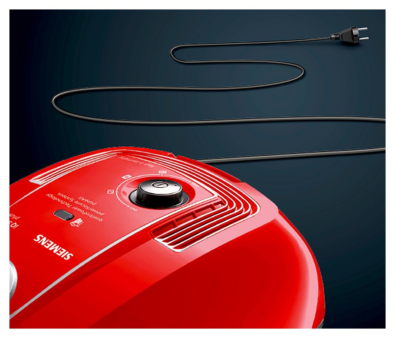 iQ300 VSP3AAAA Limited Edition Bodenstaubsauger mit Staubbeutel 750 W Hygienefilter  (Rot) 