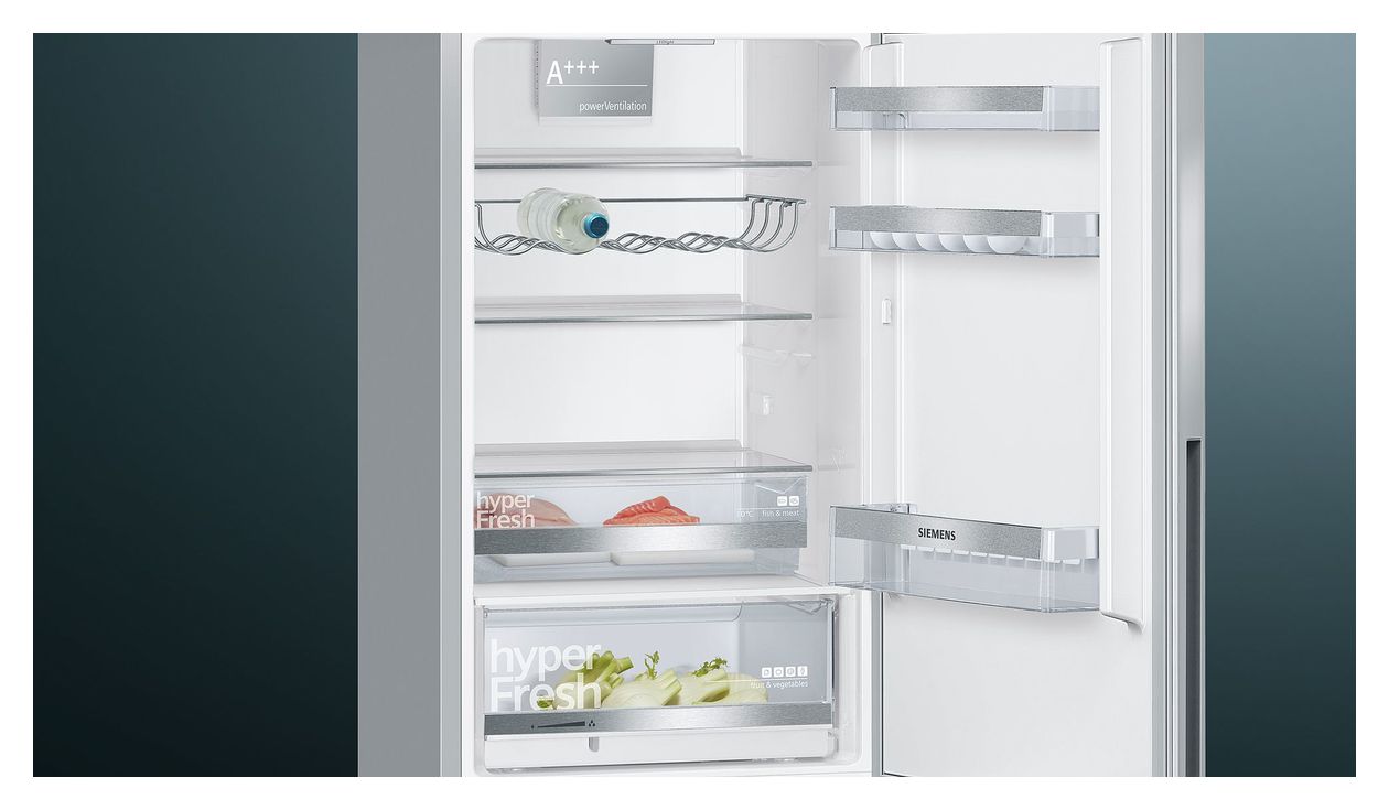 iQ500 KG36EALCA 214 l / 94 l Kühl-Gefrierkombi freistehend 149 kWh Jahr  (Edelstahl) 