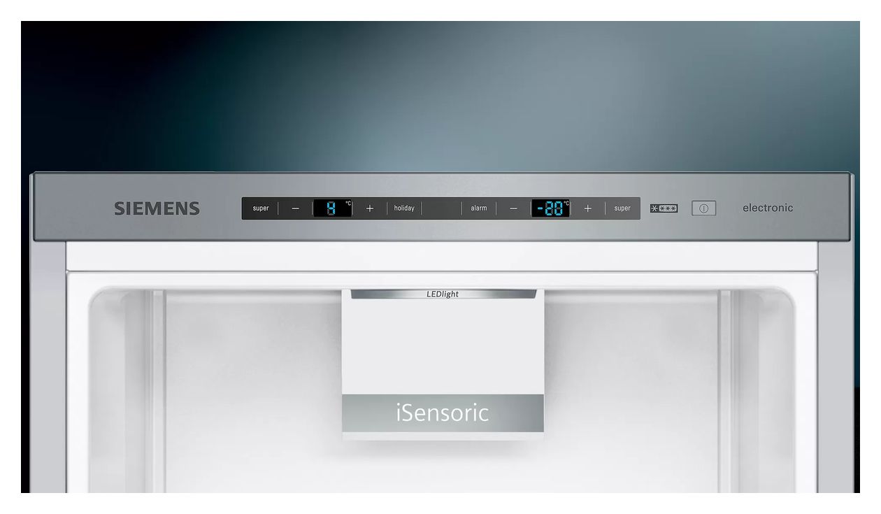 iQ500 MK67KGSLCA (KG36EALCA + GS10Z010) 214 l / 94 l Kühl-Gefrierkombi freistehend 149 kWh Jahr  (Edelstahl) 