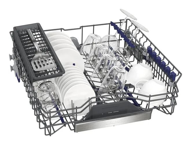 iQ500 SN55ES00BD 60 cm Geschirrspüler teilintegriert (ohne Front) Sehr leise 13 Maßgedecke aquaStop Funktion Wärmetauscher 