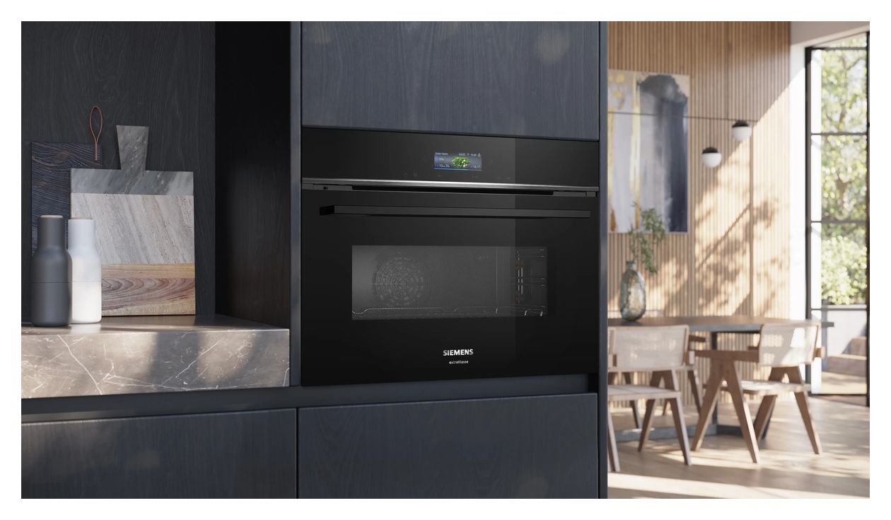 iQ700 CM724G1B3 Einbaubackofen kompakt AutoClean Mikrowelle 