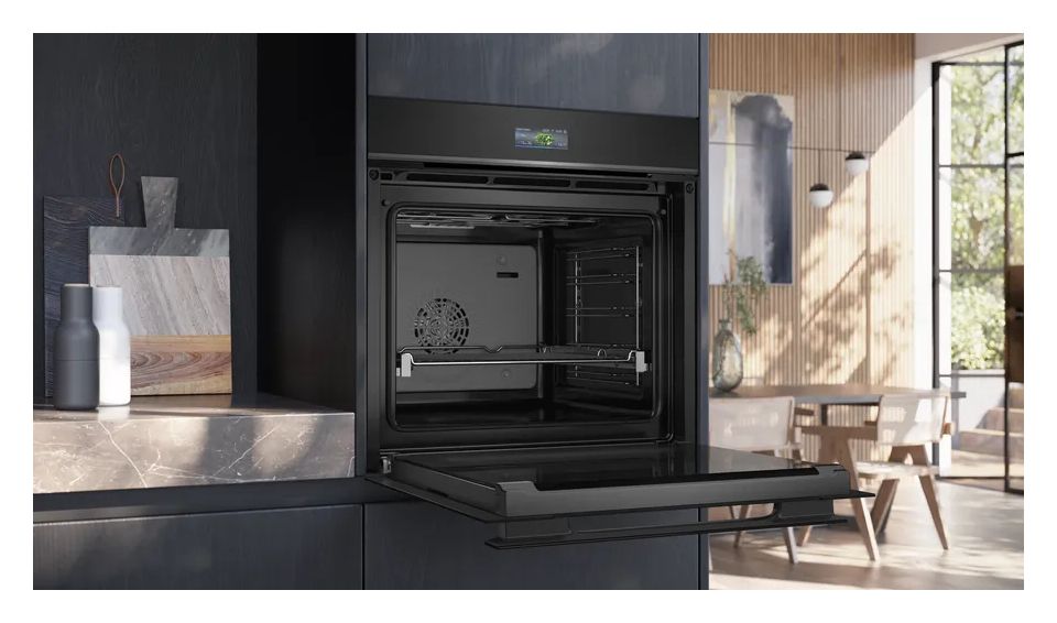 iQ700 HB934GBB1 Einbaubackofen groß AutoClean (Edelstahl, Schwarz) 