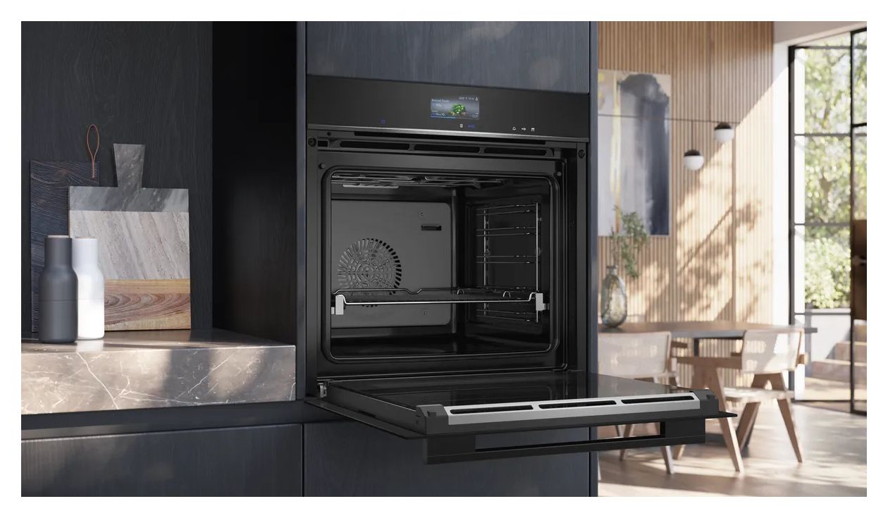 iQ700 HS736GDB1 Einbaubackofen groß Dampfgaren AutoClean 