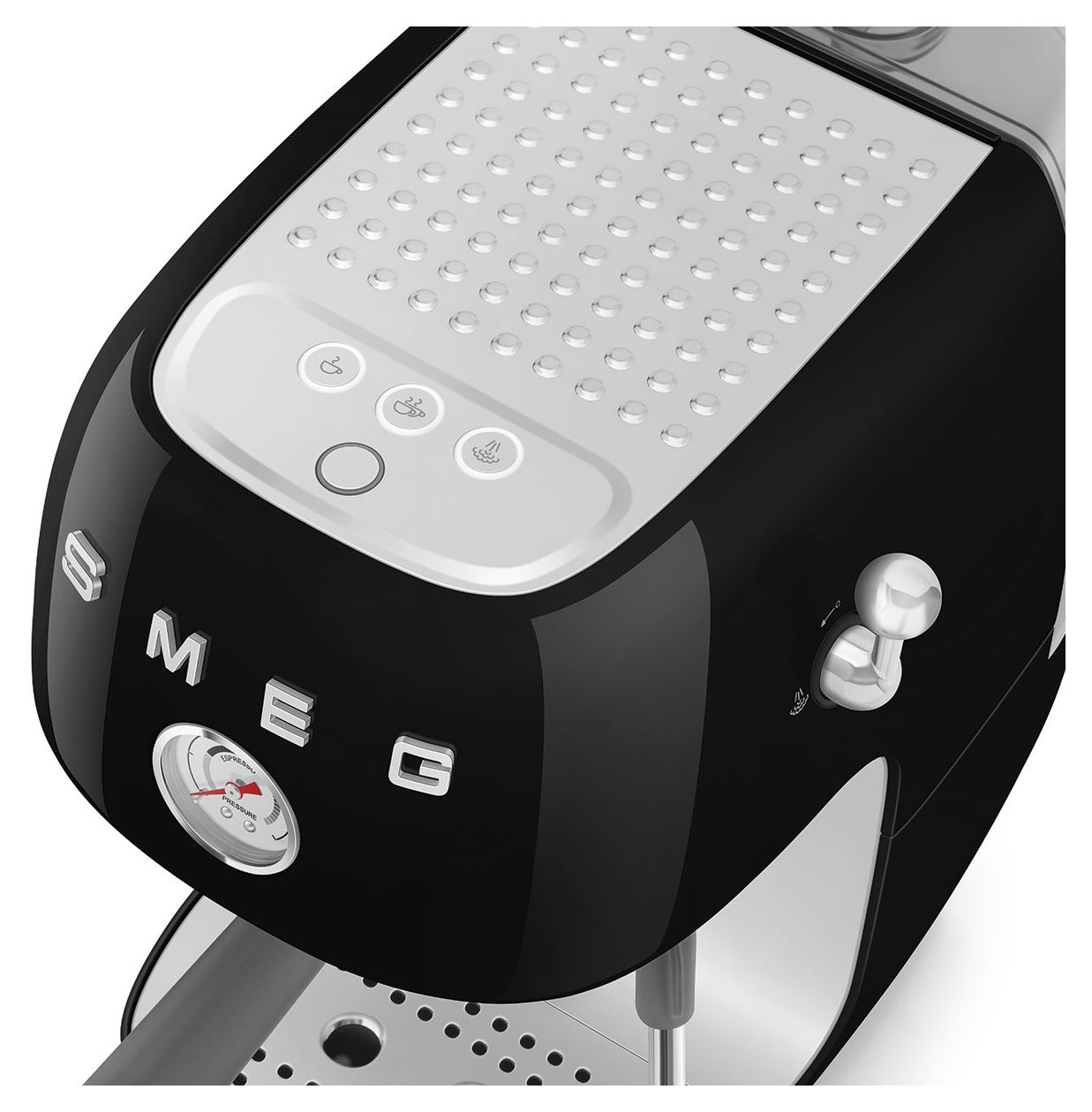 ECF03BLEU Siebträger Kaffeemaschine 15 bar 1480 W  (Schwarz) 