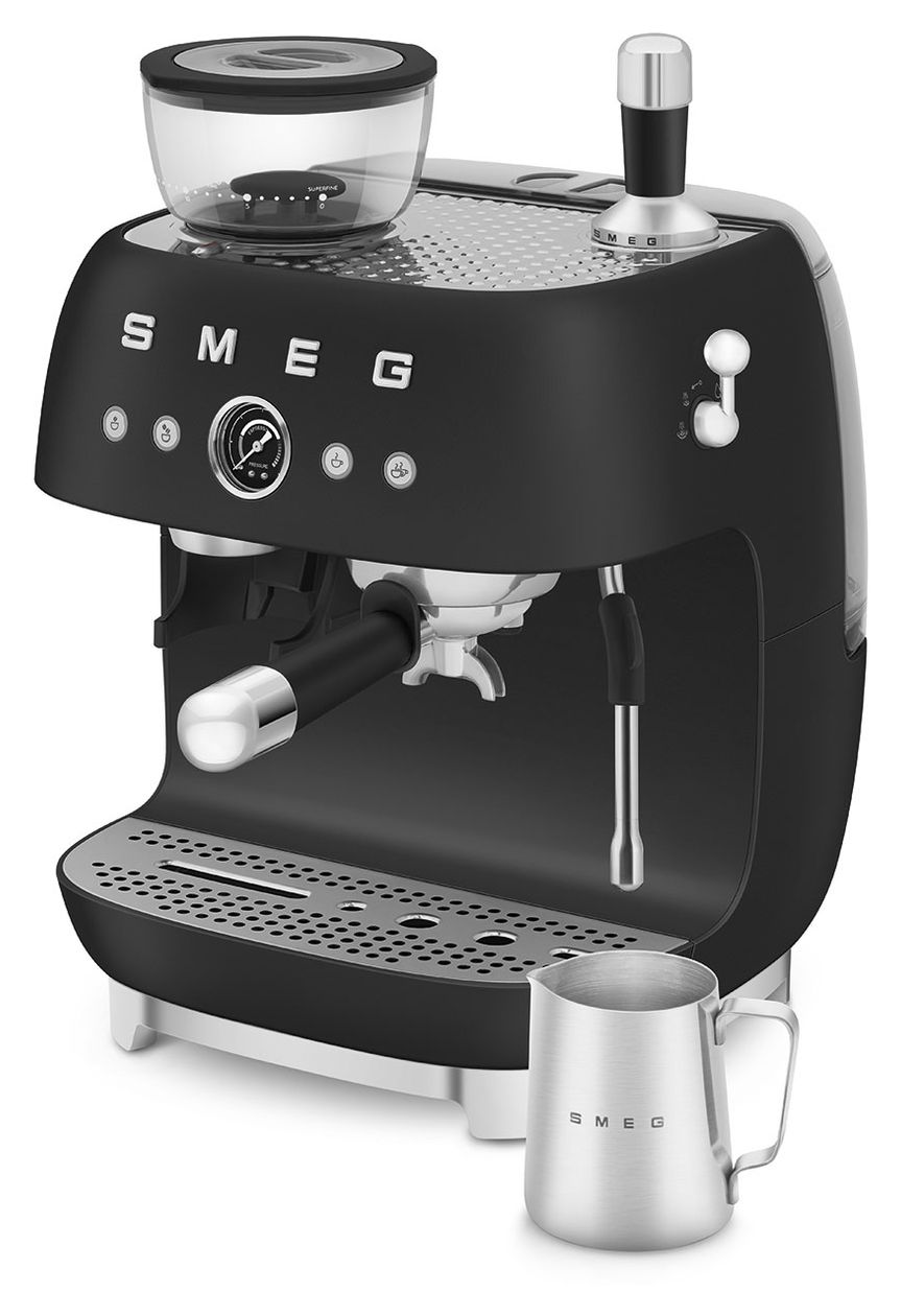 EGF03BLMEU Siebträger Kaffeemaschine 15 bar 1650 W  (Schwarz) 