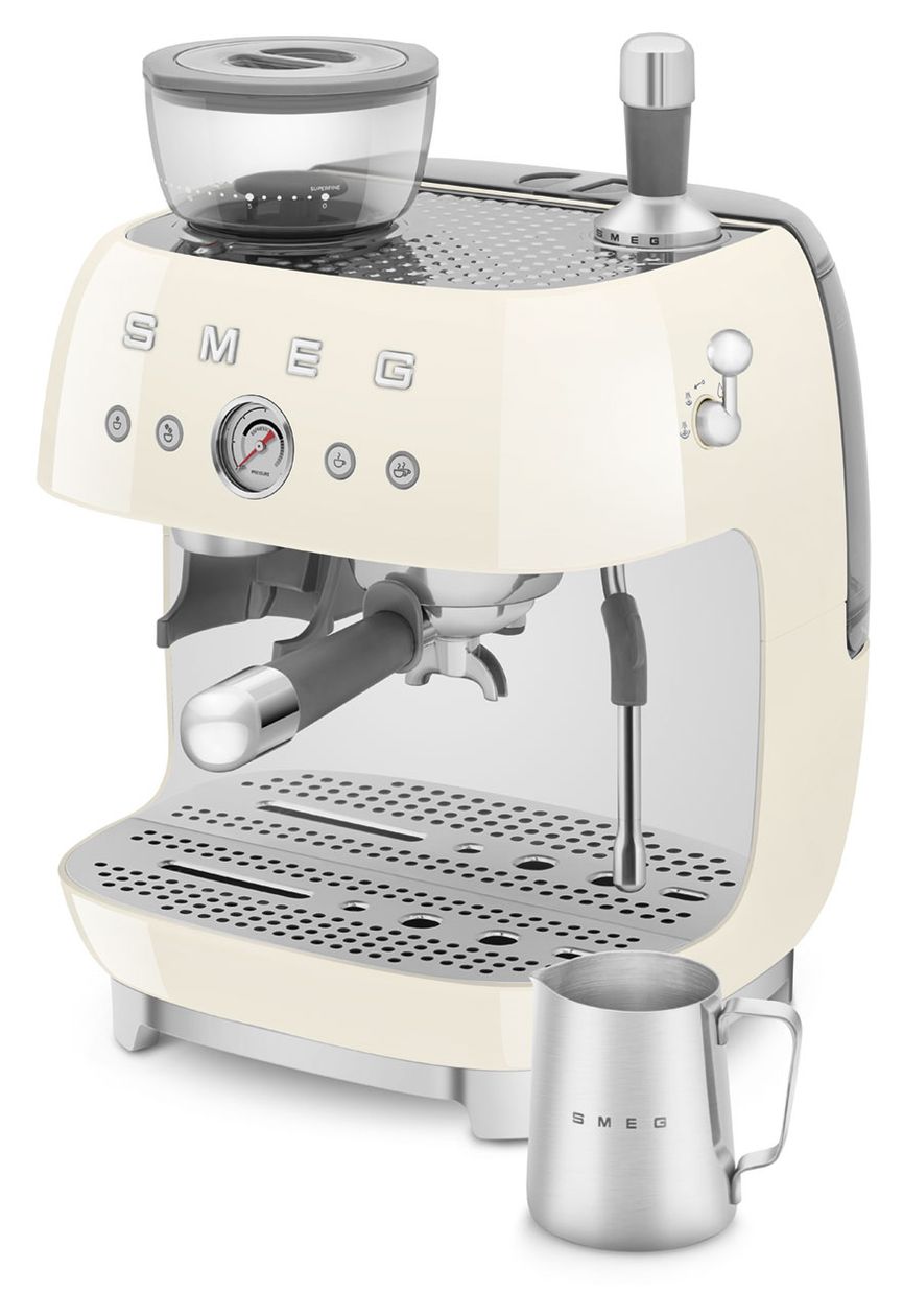 EGF03CREU Siebträger Kaffeemaschine 15 bar 1650 W  (Cremefarben) 