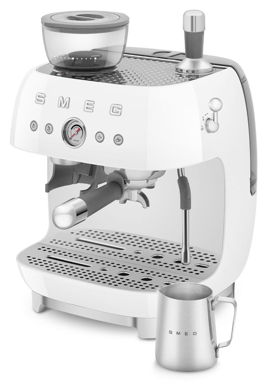 EGF03WHEU Siebträger Kaffeemaschine 15 bar 1650 W  (Weiß) 