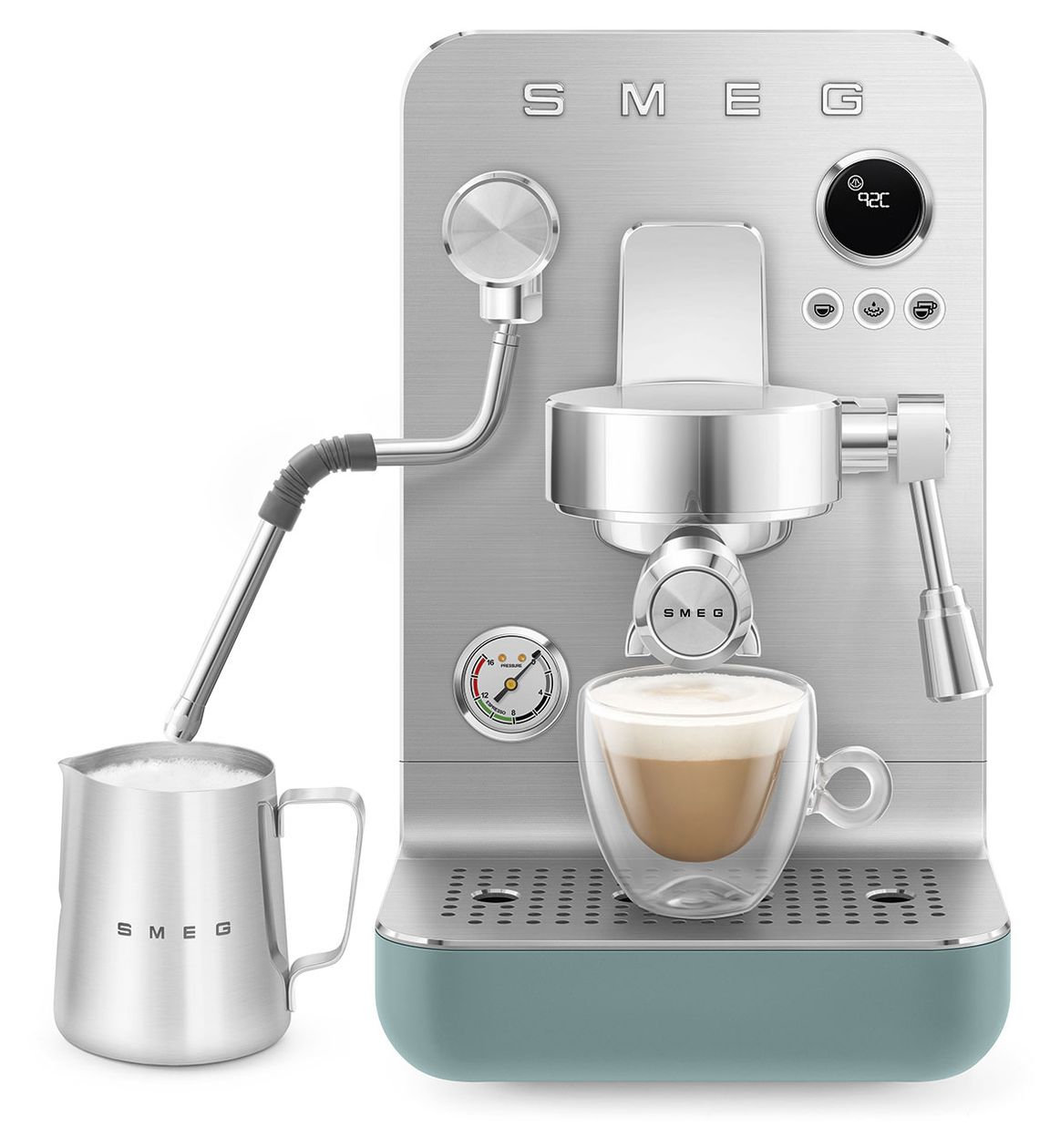 EMC02EGMEU Kaffeevollautomat 15 bar 1,7 l  (Grün) 