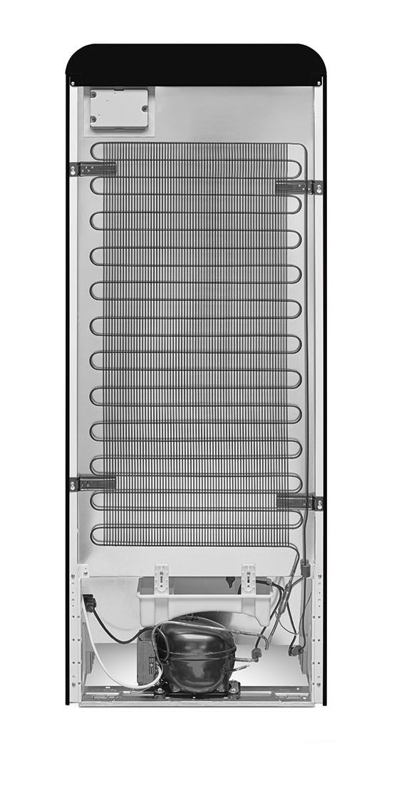 FAB28LBL6 270 l / 244 l Kühlschrank freistehend EEK: C 104 kWh Jahr  (Schwarz) 
