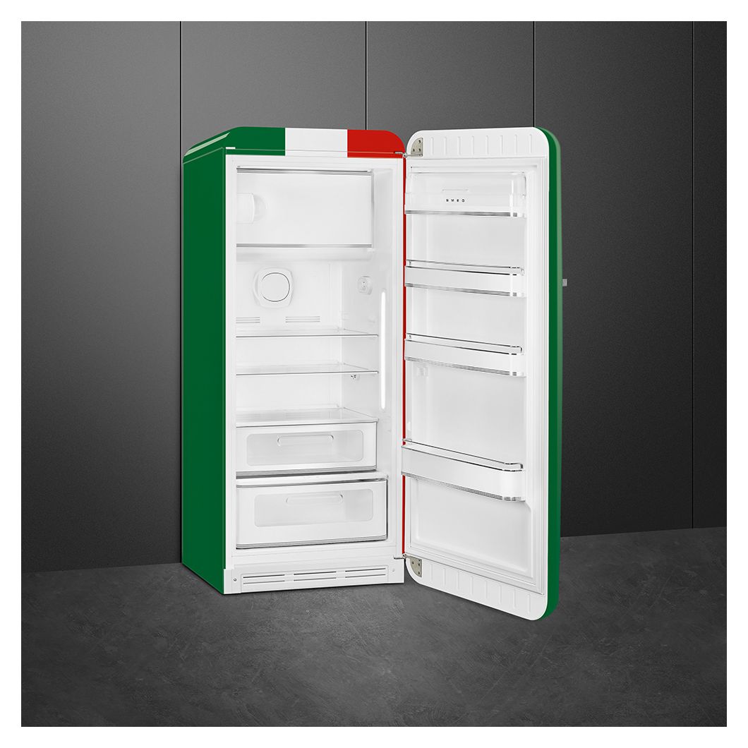 FAB28RDIT6 270 l / 244 l Kühlschrank freistehend EEK: C 104 kWh Jahr  (Grün, Weiß, Rot) 