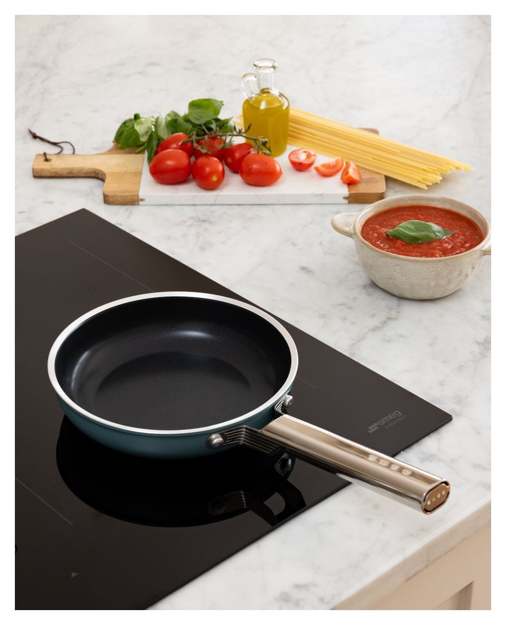 FPF2402EGM Bratpfanne 50's Style 24 cm Keramik beschichtet für alle Herdplatten und Backöfen bis 250° Spülmaschinengeeignet 