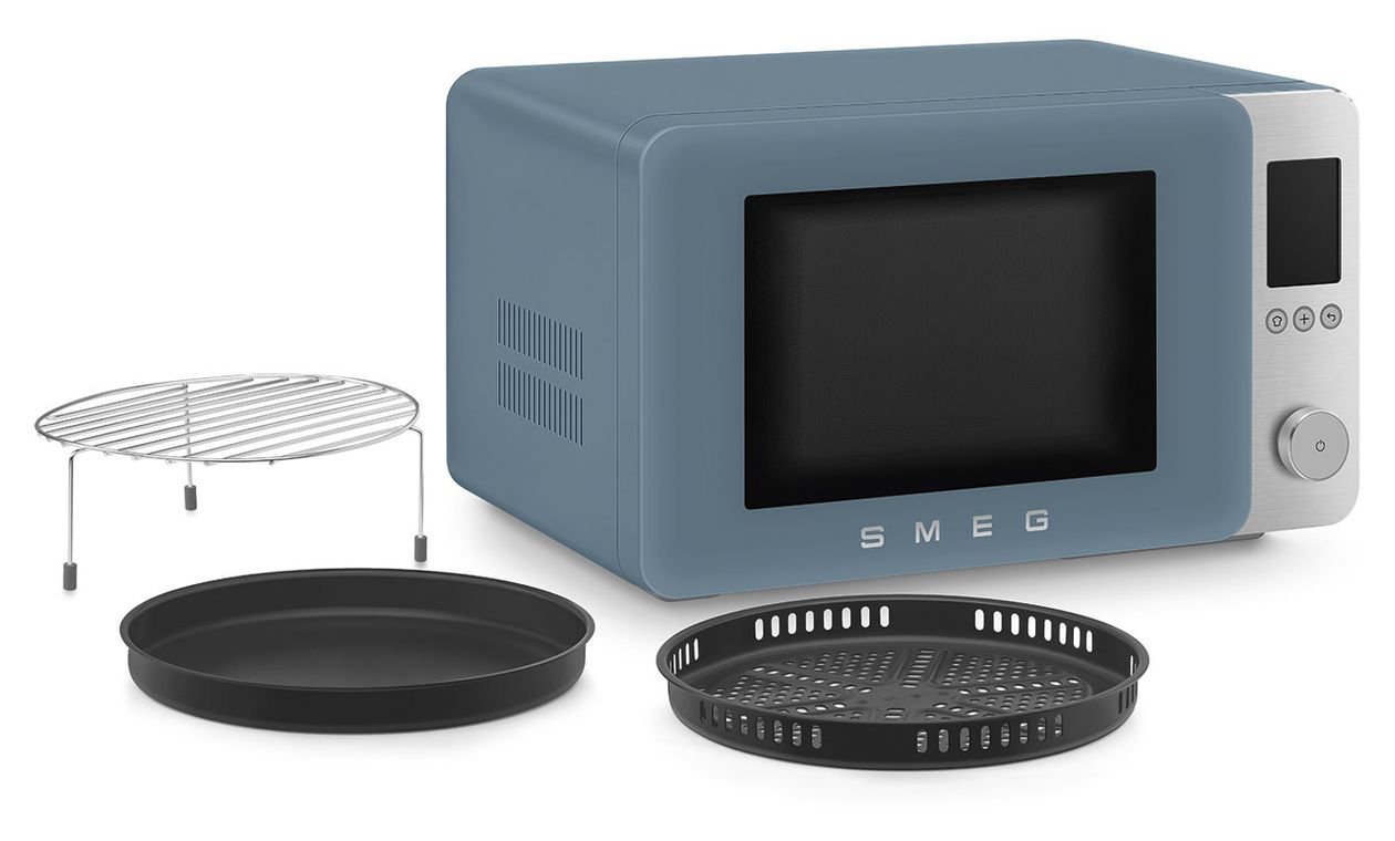 MOC02SBMEU Freistehende Mikrowelle 900 W Größe: mittel Grill  (Blau) 