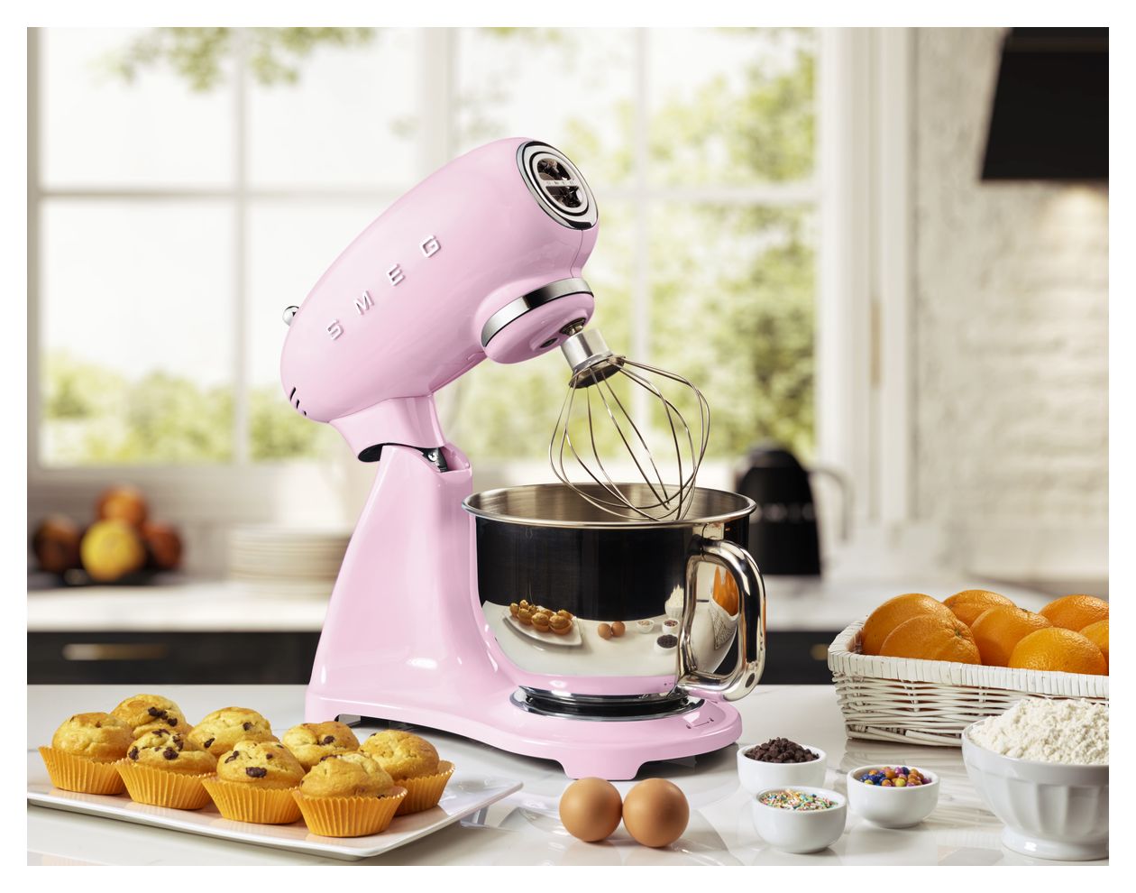 SMF03PKEU 800 W Küchenmaschine 4,8 l  (Pink) 
