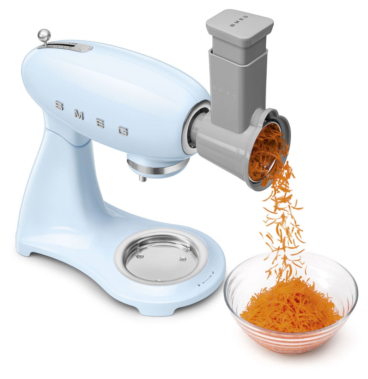 SMF05 Küchenmaschine 4,8 l Standmixer 10 Stufen 1000 W  (Blau) 