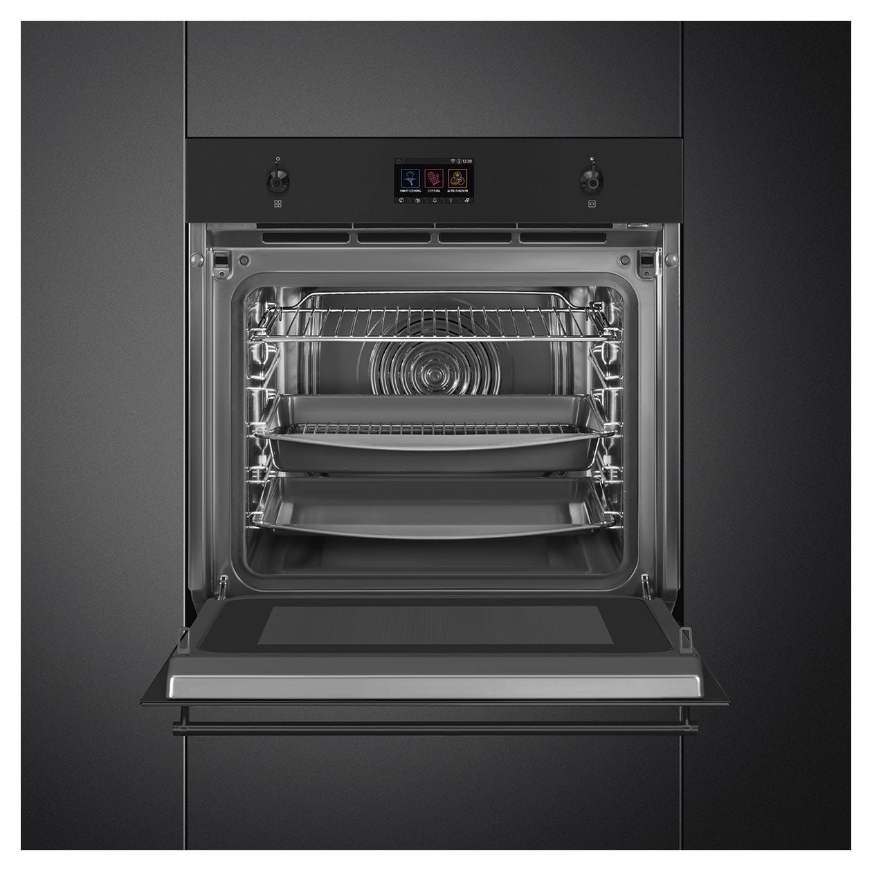 SO6303APN Einbaubackofen 68 l Dampfgaren AutoClean Mikrowelle 