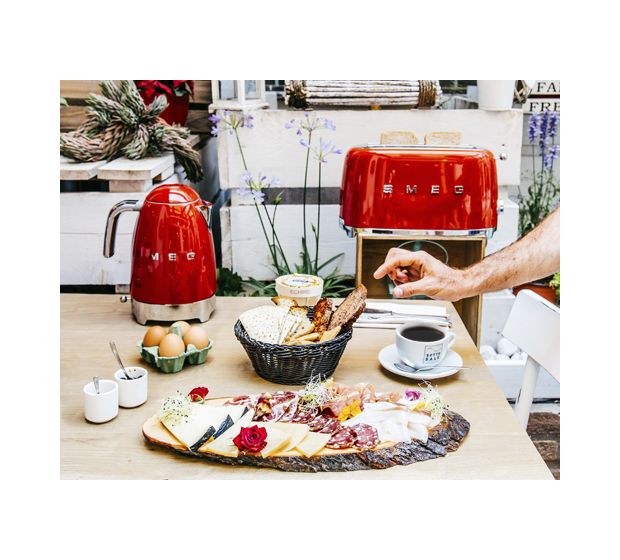TSF02RDEU Toaster 1500 W 4 Scheibe(n) 6 Stufen  (Rot) 