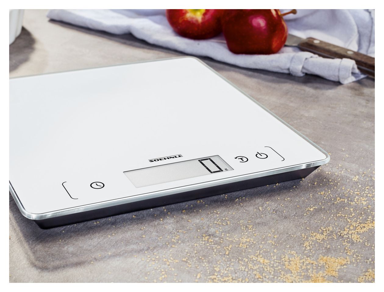 61505 Page Comfort 400 Elektronische Küchenwaage bis 10 kg Genauigkeit 1 g  (Weiß) 