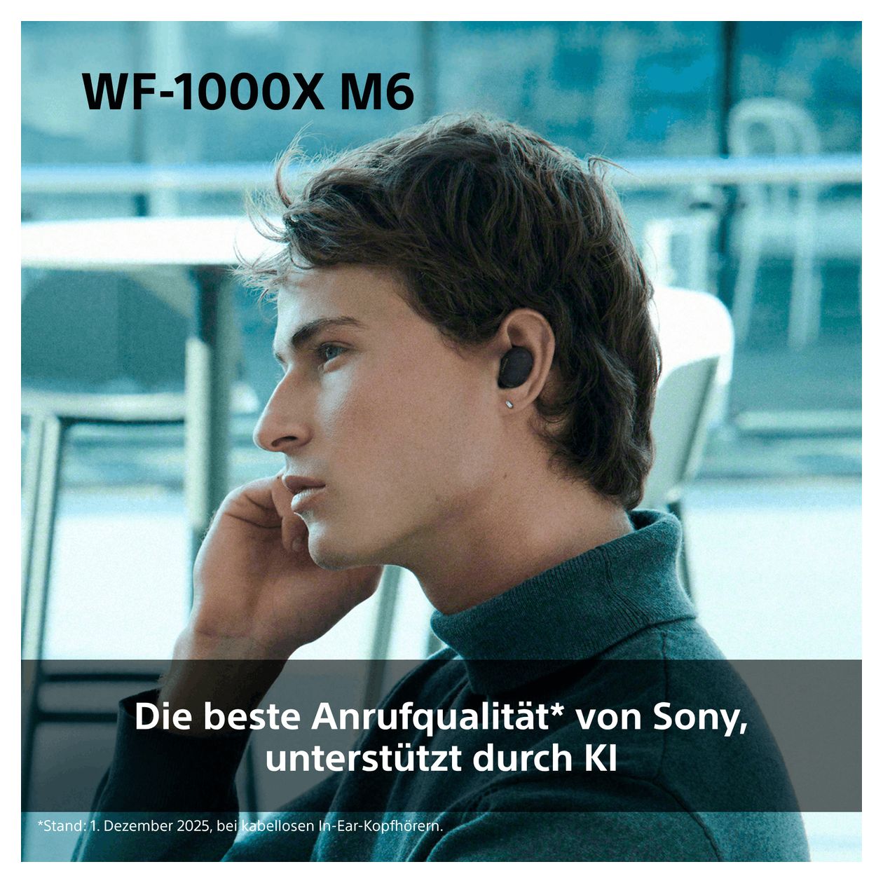 WF-1000XM6 In-Ear Bluetooth Kopfhörer kabellos IPX4  (Schwarz) 