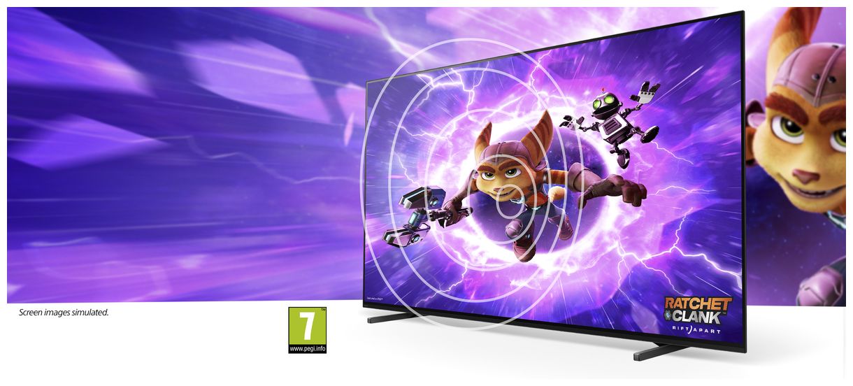 XR-55A80J OLED Fernseher 139,7 cm (55 Zoll) EEK: G 4K Ultra HD (Schwarz) 