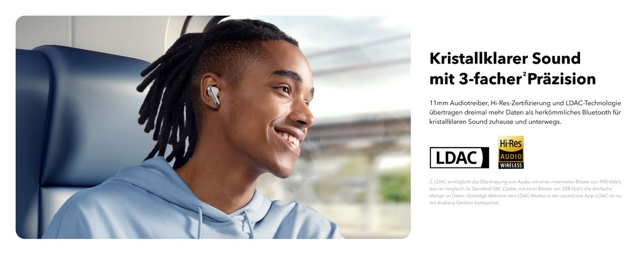 Liberty 4 NC In-Ear Bluetooth Kopfhörer kabellos 10 h Laufzeit IPX4  (Weiß) 