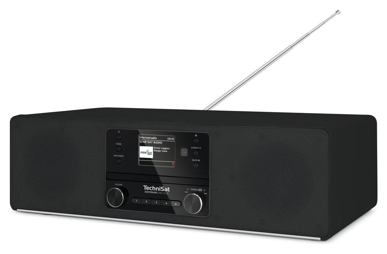 Digitradio 380CD IR Bluetooth DAB+, FM Radio Internet  (Schwarz) 