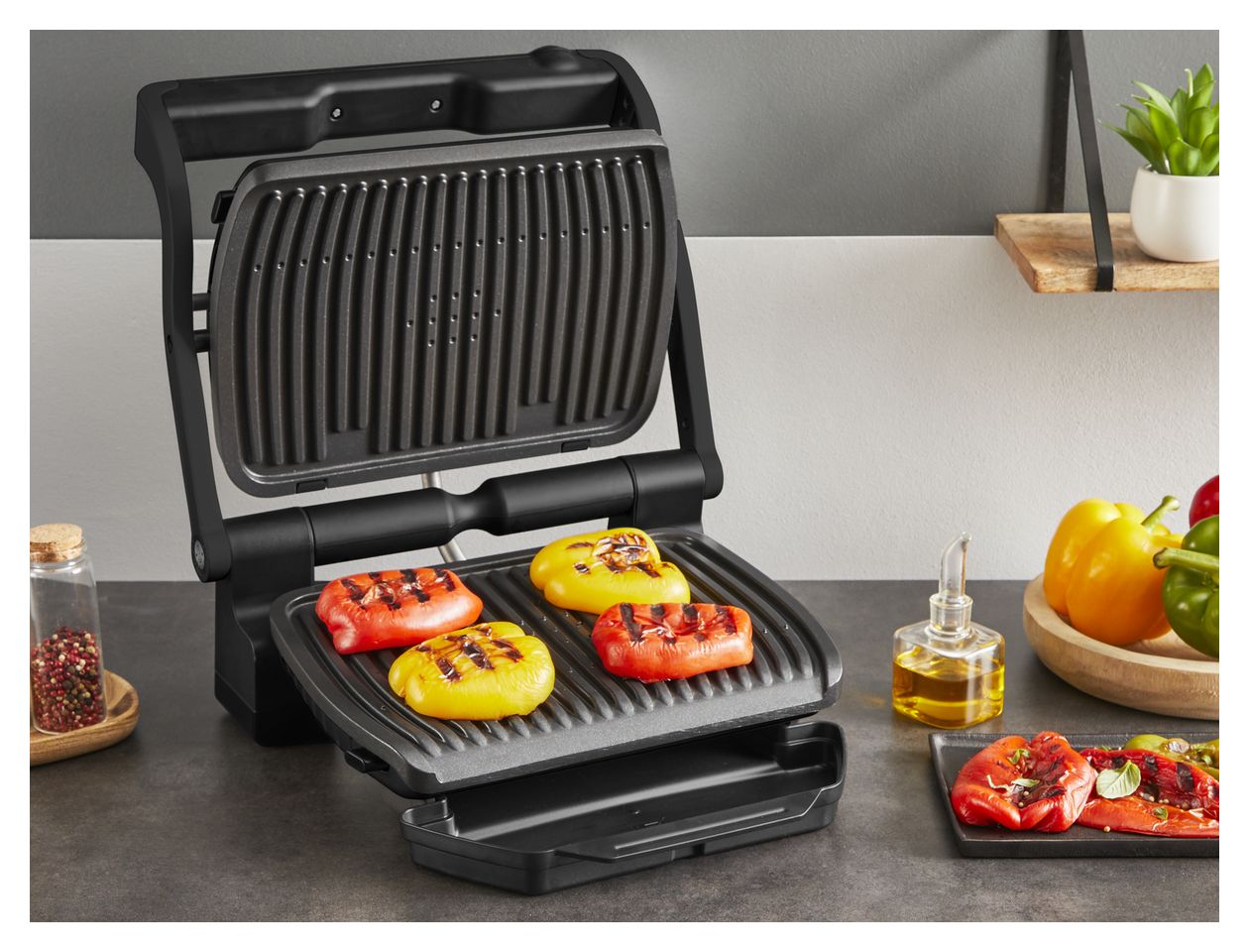 GC7178 Optigrill+ 1 Zone(n) 2000 W mit 300 x 200 mm Fläche  (Schwarz) 