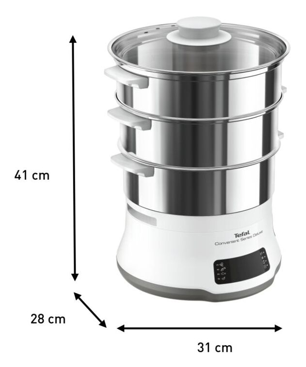 VC502D Convenient Series Deluxe Dampfgarer 