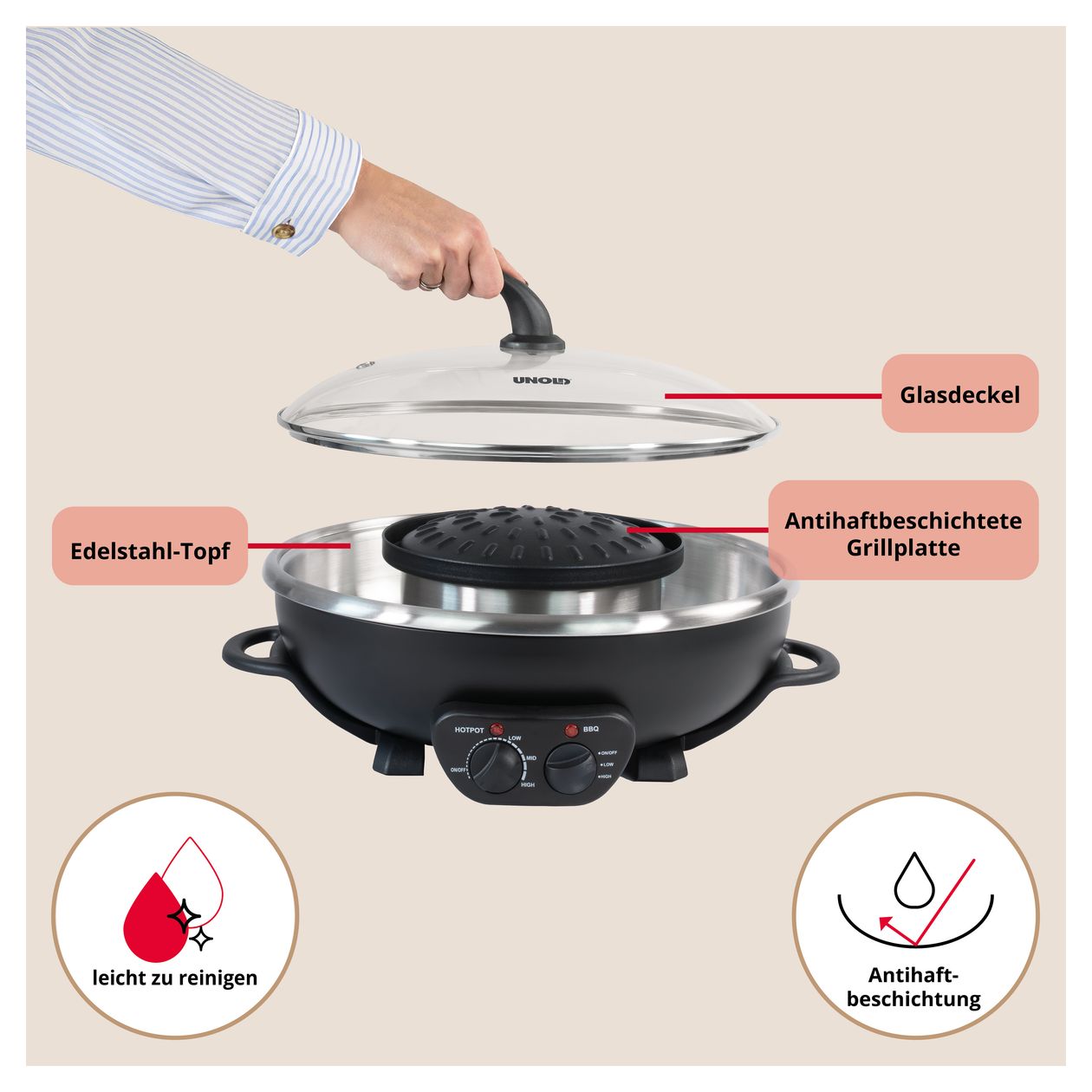48745 Asia Fondue Hot Pot 