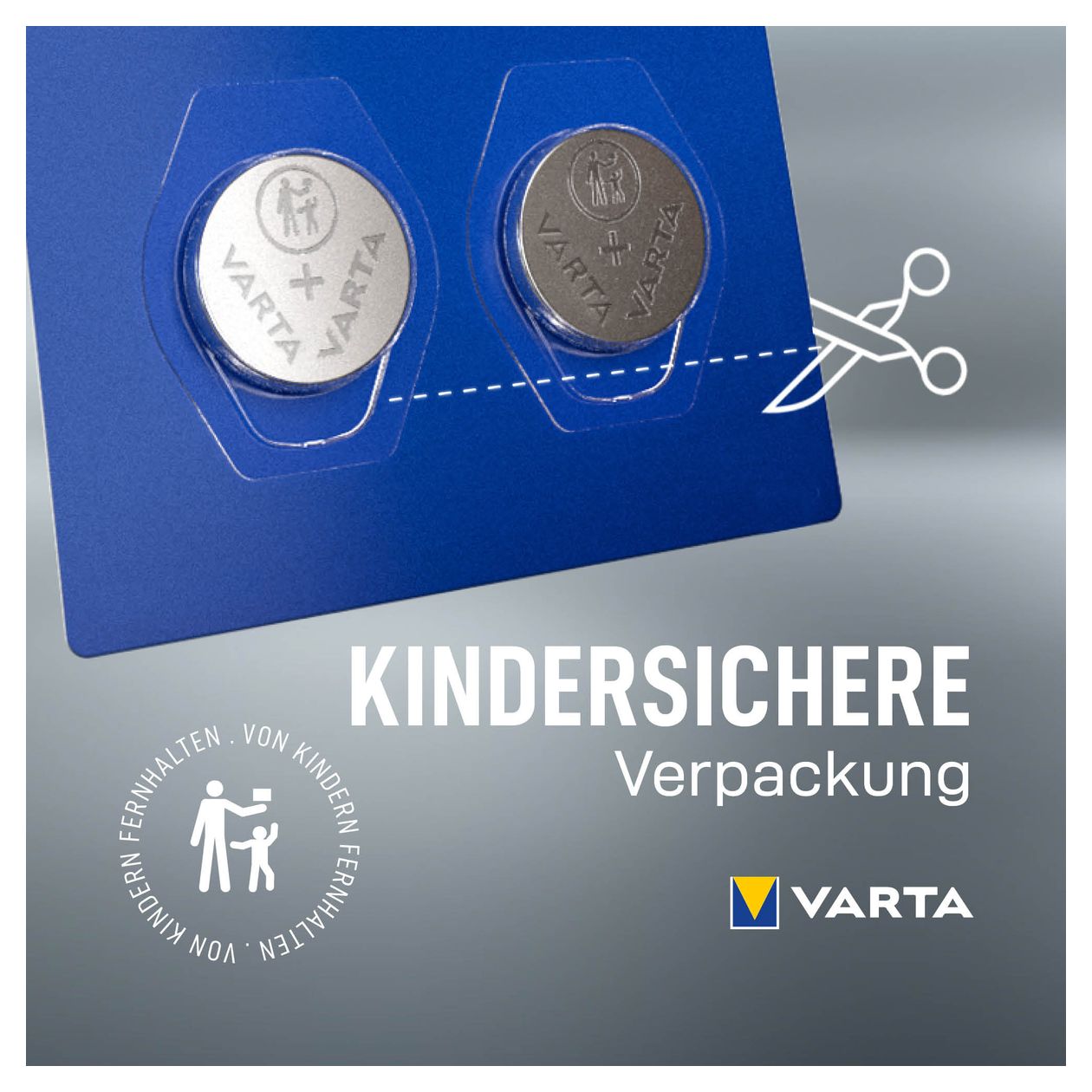 Lithium Coin Knopfzelle CR1225 Lithium 3 V 1 Stück  (Metallisch) 