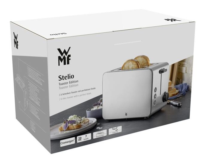 Stelio Toaster 1000 W 2 Scheibe(n) 7 Stufen  (Edelstahl) 