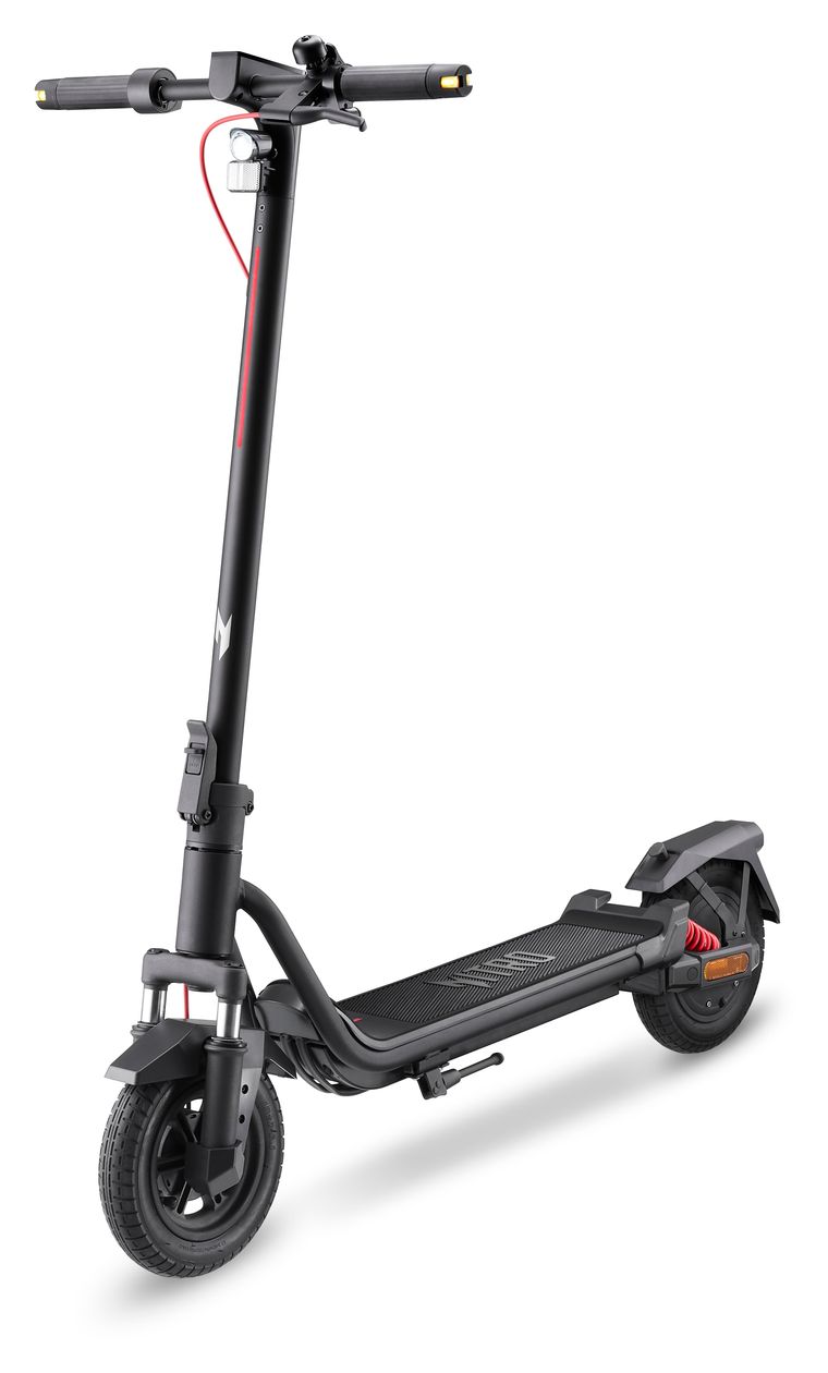 NES033 350 W E-Scooter 7,65 Ah bis 40 km Reichweite 19,2 kg  (Schwarz) 