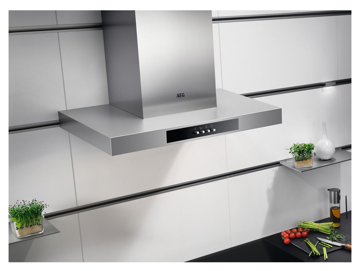 DBB3651M Abluft/Umluft Dunstabzugshaube/Esse Wand 60 cm (Edelstahl) 