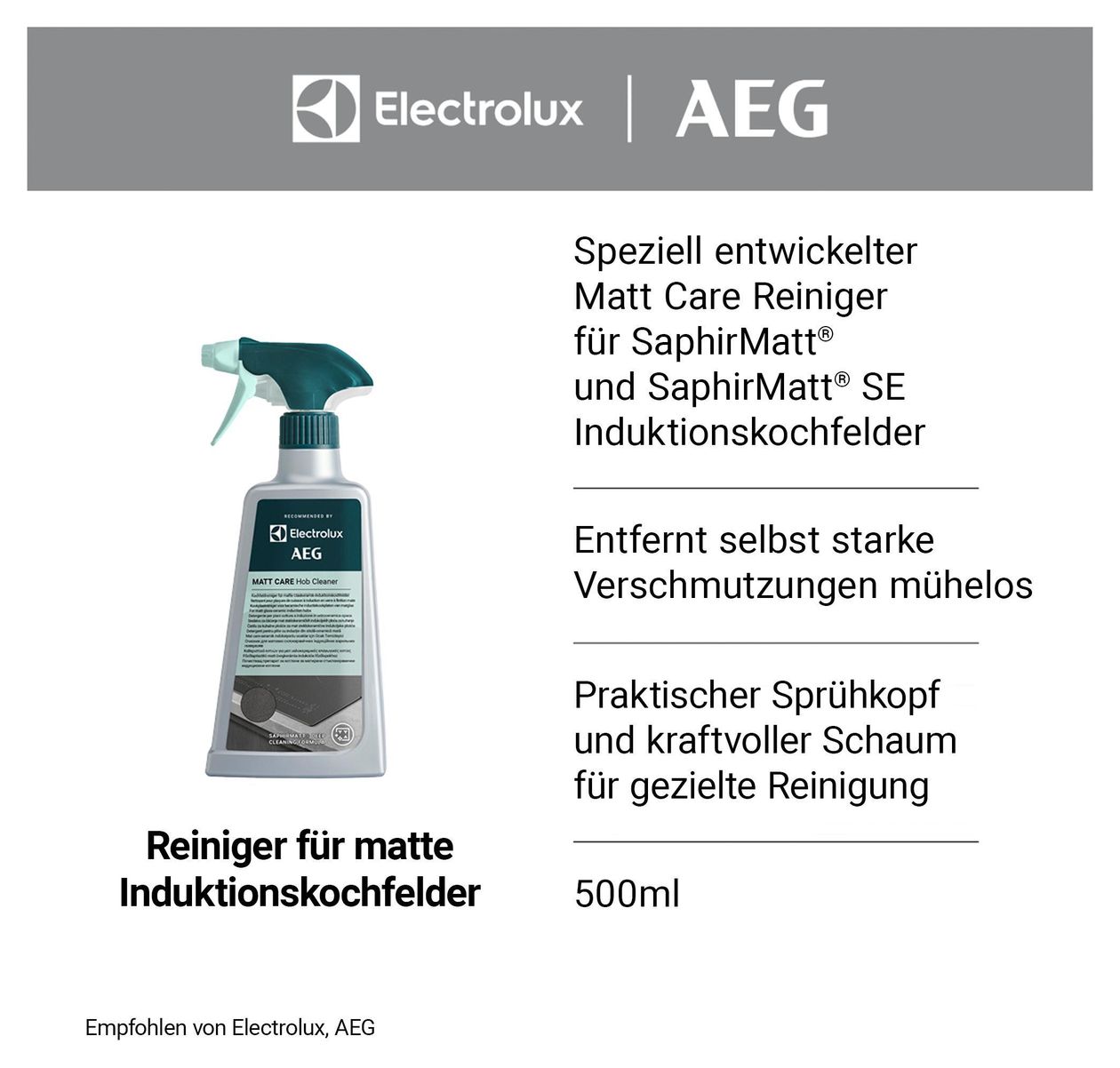 EX6SMSER autarkes 58 cm Induktions Kochfeld/Herdplatte 4 Zone(n) 