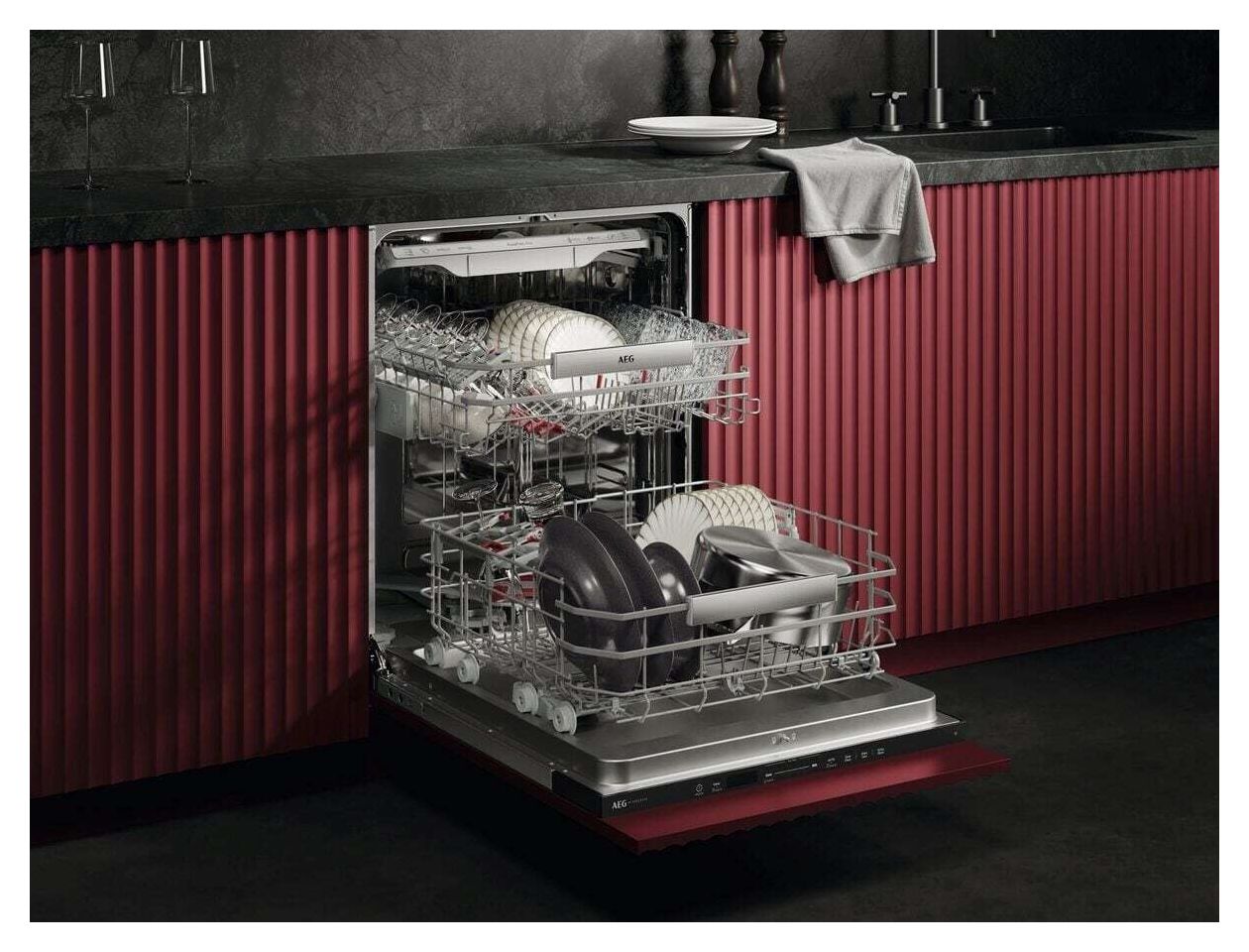 Serie 9000 GI9210X2TF 60 cm Geschirrspüler vollintegriert (ohne Front) Sehr leise 14 Maßgedecke aquaStop Funktion Auto Open 