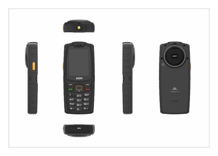 M6 4G Smartphone 6,1 cm (2.4 Zoll 0,3 MP Dual Sim  (Schwarz) 