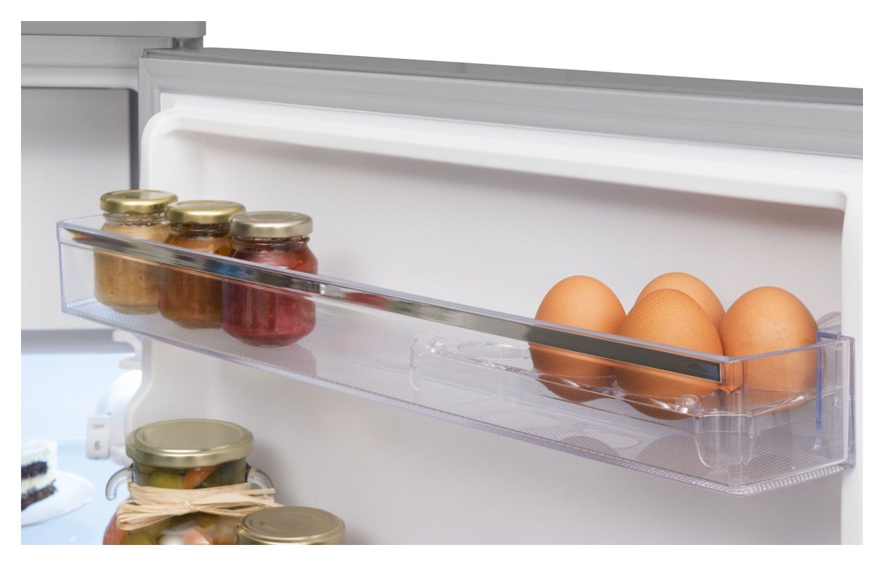 KS361115E 136 l / 117 l Tischkühlschrank EEK: D 118 kWh Jahr  (Edelstahl) 