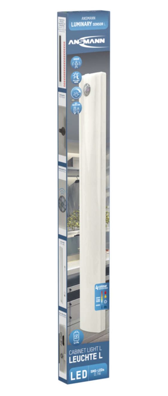 1600-0439 Unterbauleuchte LED Weiß (6500K) Kaltweiße, Warmweiß Batterie/Akku 