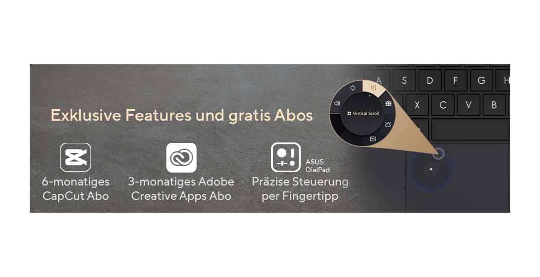 H7606WP-SR271W 2K Ultra HD Notebook 40,6 cm (16 Zoll) 2880 x 1800 Pixel 1 TB SSD Windows 11 Home AMD Ryzen 9 max. 5,1 GHz  (Schwarz) 
