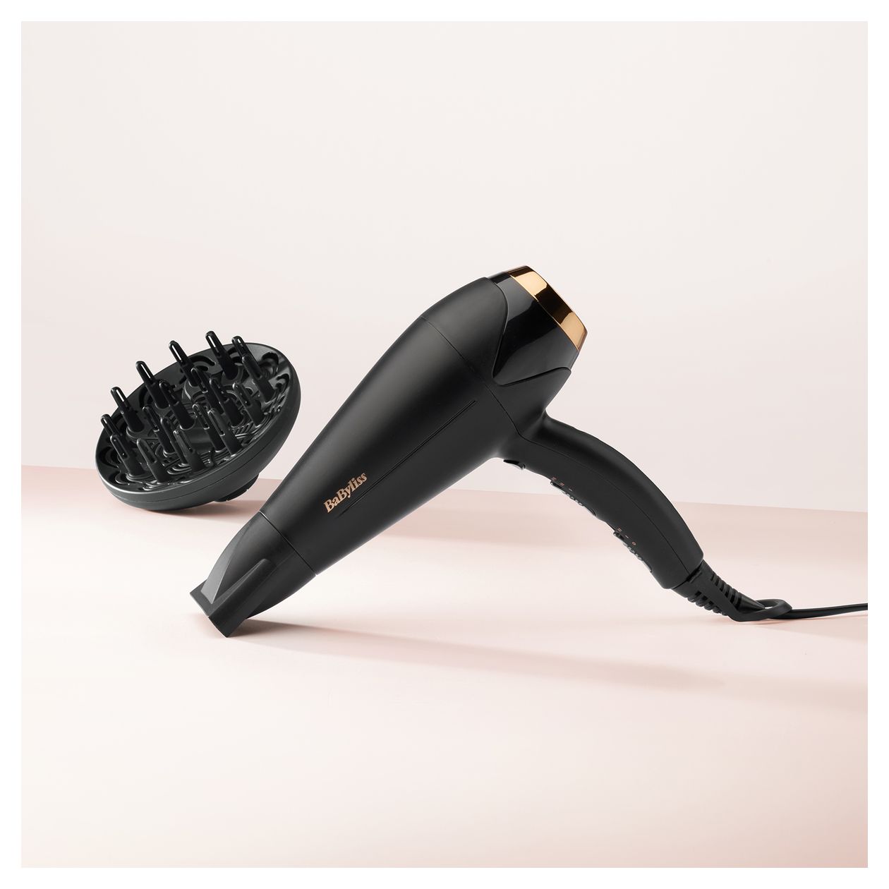 D570DE Turbo Shine 2200 Haartrockner 2200 W  (Schwarz) 