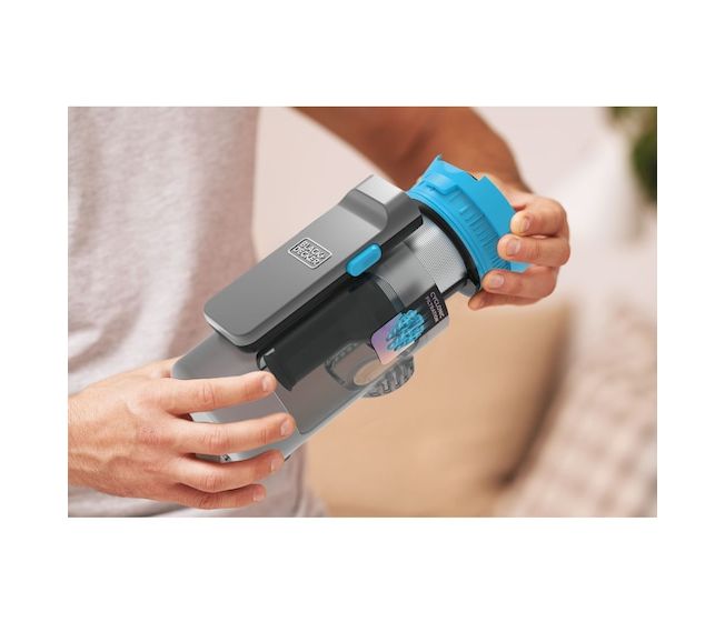 BSV520BRB-QW Handstaubsauger Beutellos bis 55 min Laufzeit 18 V  (Blau) 