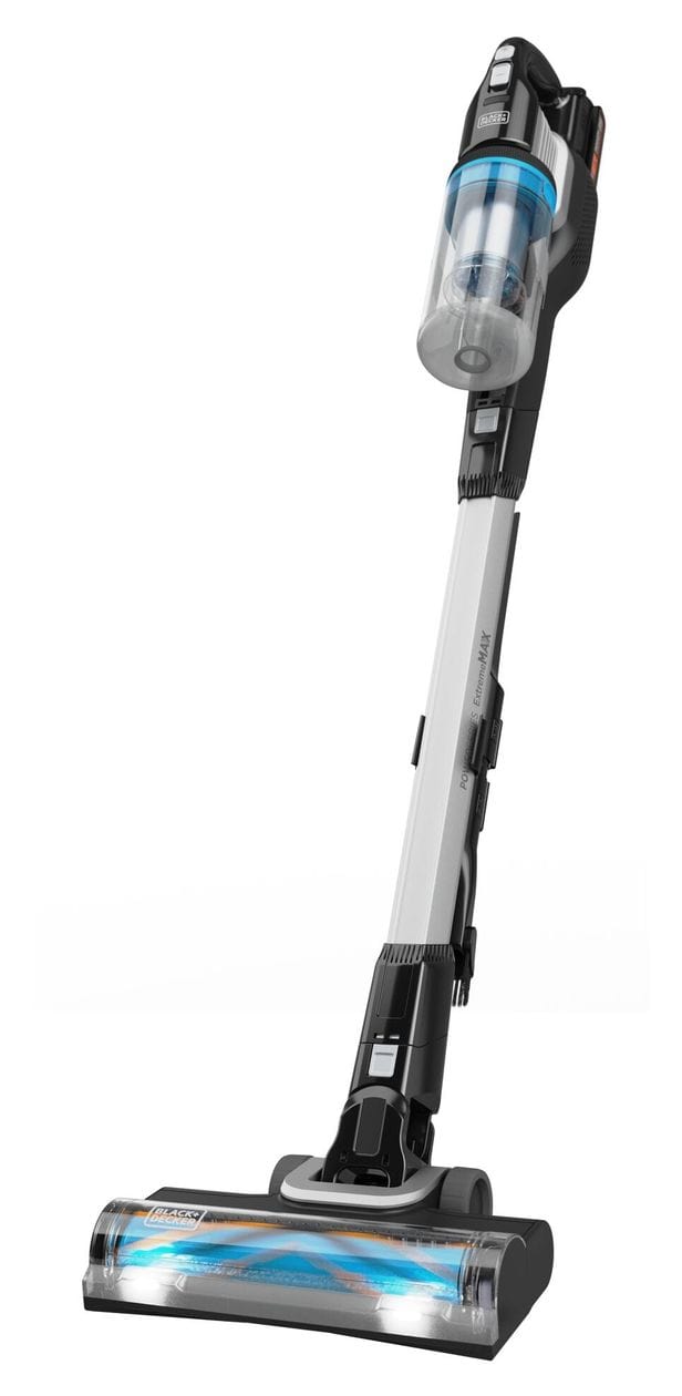 BHFEB520D1 Handstaubsauger Beutellos bis 55 min Laufzeit 20 V (Schwarz, Transparent, Weiß) 