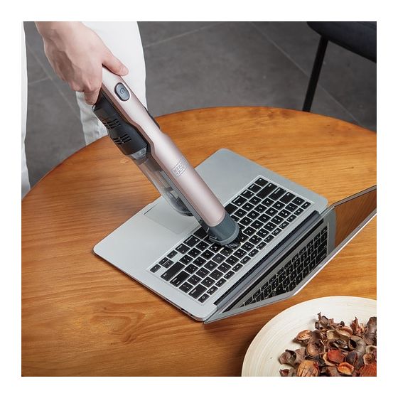 DVC320BRG Handstaubsauger Beutellos bis 20 min Laufzeit 12 V HEPA  (Roségold) 