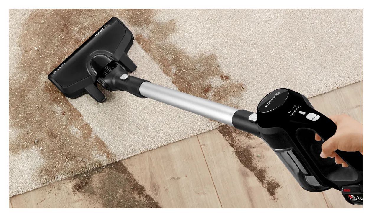 BKS611MALL Unlimited 6 Handstaubsauger Beutellos bis 30 min Laufzeit 18 V PureAir  (Schwarz) 