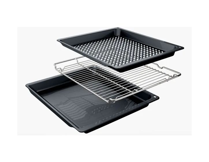HBD672LS83 (HBG578BS3 + PKH845BB1D) Backofen-Set groß AutoClean mit autarkem 80 cm Glaskeramik Kochfeld 